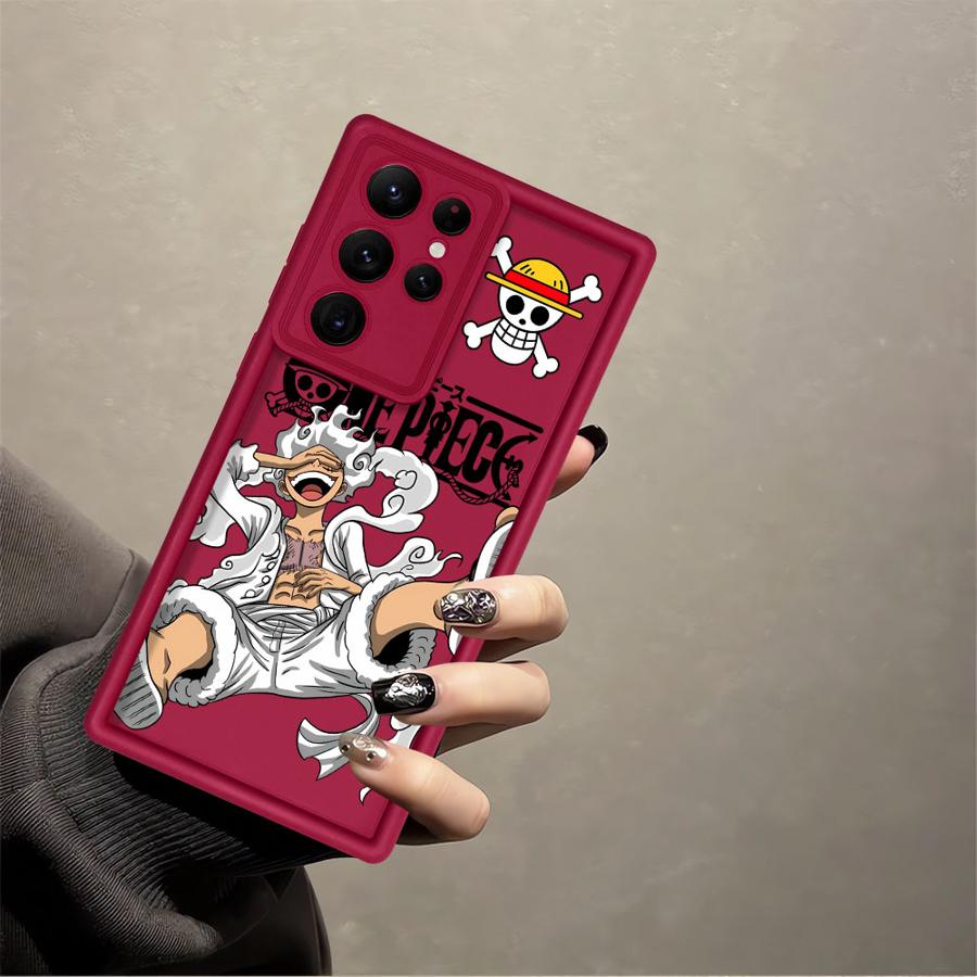Phone Cases One Piece - One Piece Luffy Havalı Kılıf Samsung
