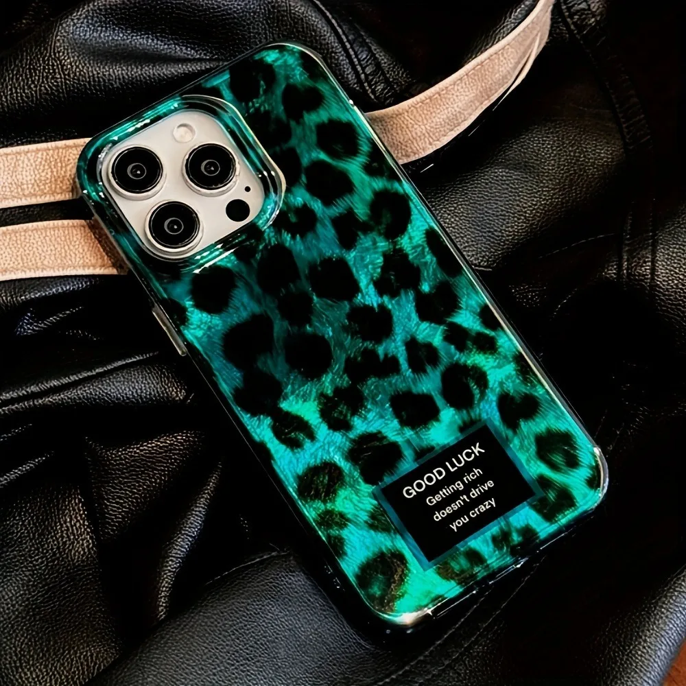 Phone Cases Best - Retro Lazer Sevimli Leopar Desenli Telefon