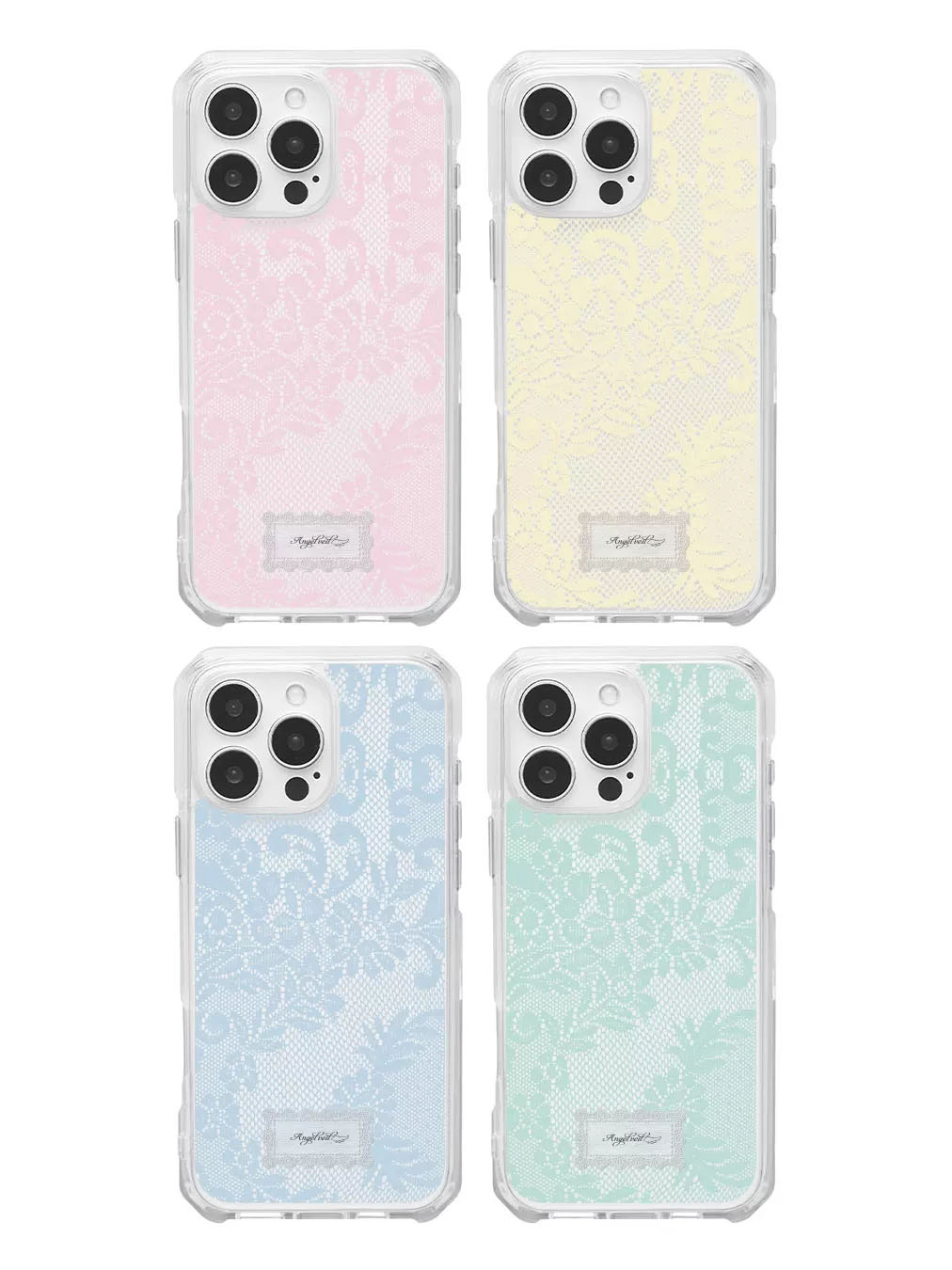 Phone Cases Girls - Kore Tarzı Renkli Dantelli Tatlı Kız