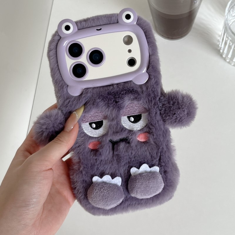 Phone Cases Iphone 16 Pro - Sevimli Karikatür Komik Uyuyan Suratlı Telefon
