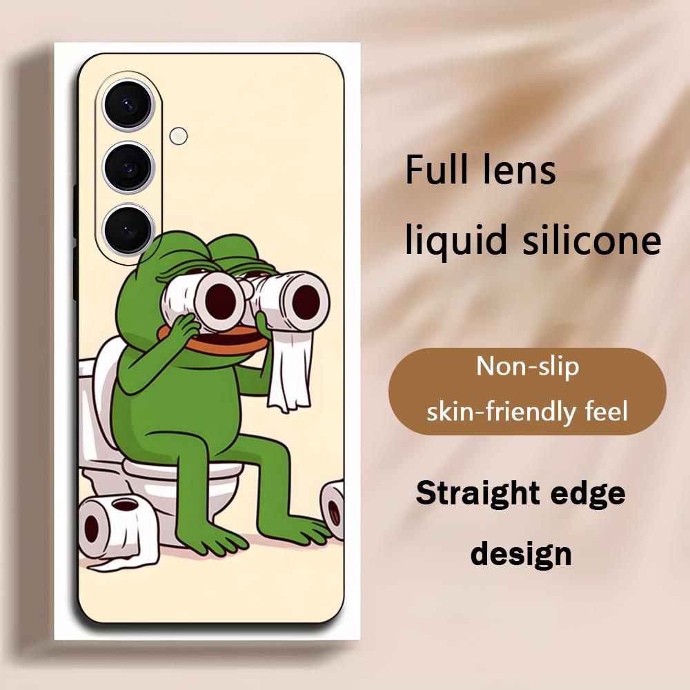 Phone Cases Drawing - Üzgün Pepe kurbağası Çizimli Havalı Telefon