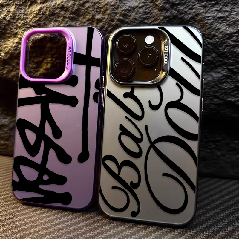 Phone Cases Trending - Yaratıcı Moda İngilizce Harfli Sert Telefon