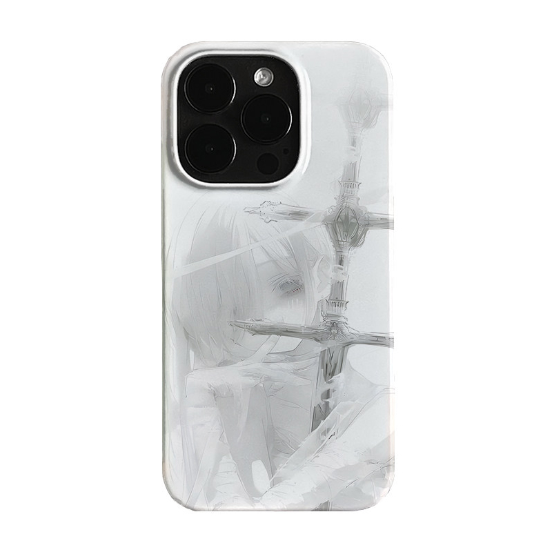 Phone Cases Girls - Güzel Anime Kızı Kılıçlı Havalı Jöle