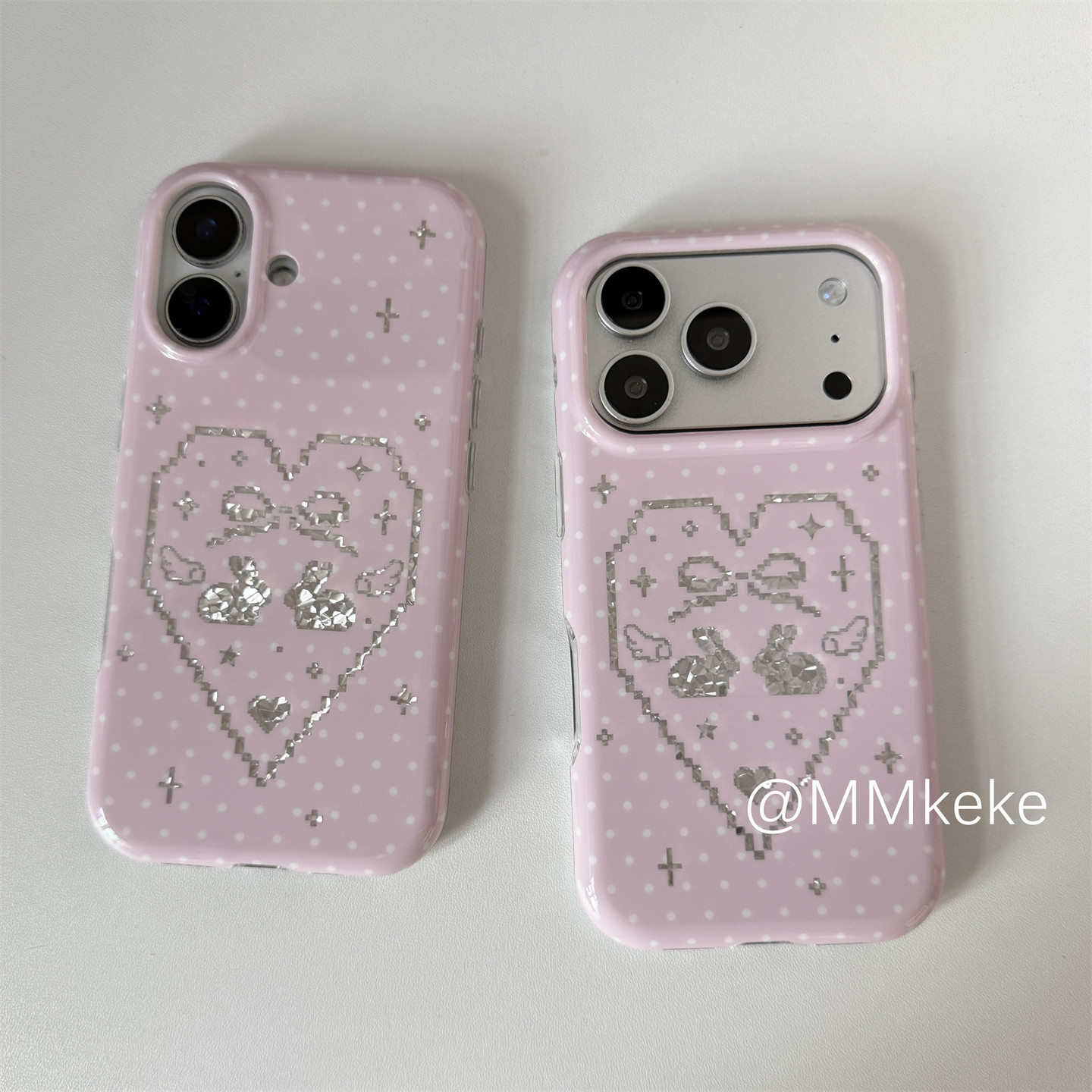 Phone Cases Girls - Kore Tarzı Pembe Tatlı Kız Tavşanlı