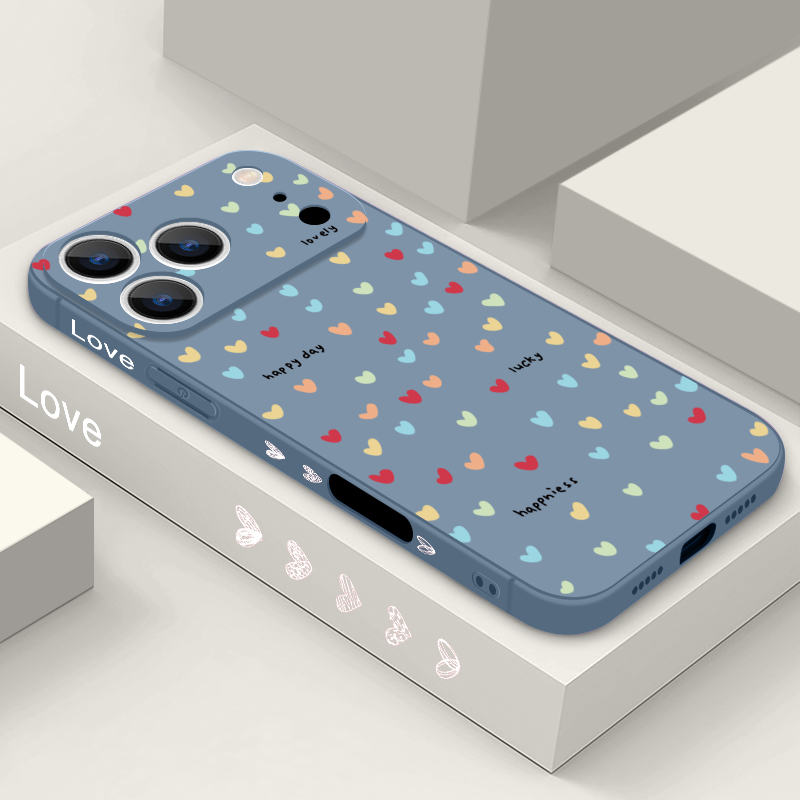 Phone Cases Unique - Küçük Kalpler Desenli Telefon Kılıfı iPhone