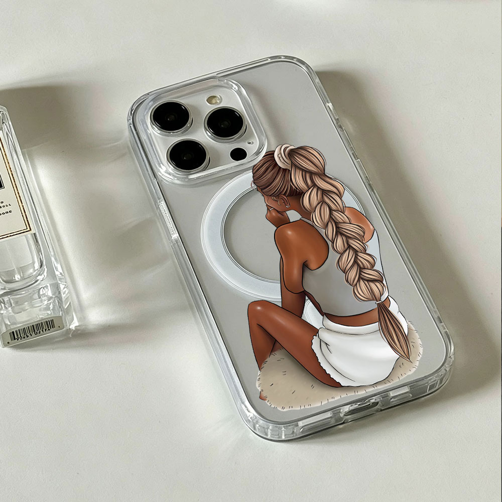 Phone Cases With Magsafe - Koyu Tenli Moda Kadını İçin MagSafe
