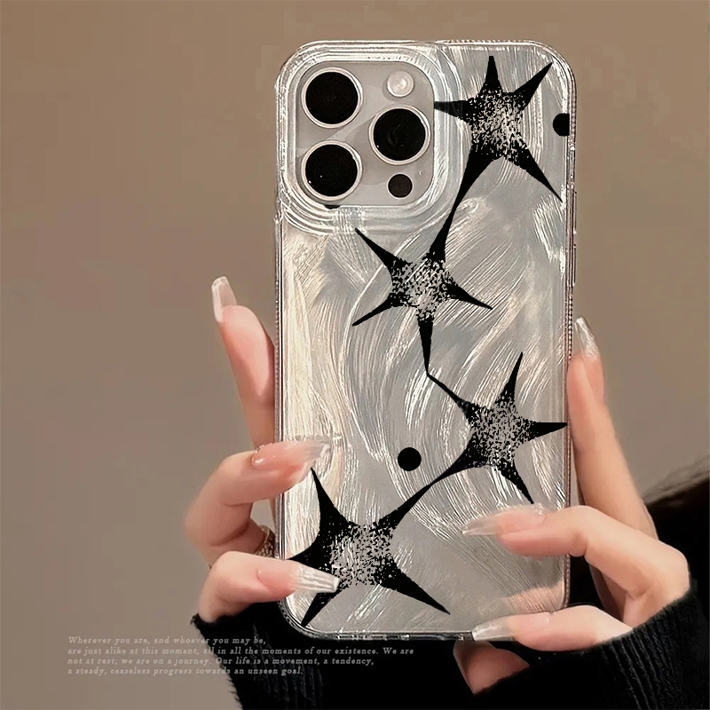 Phone Cases Unique - Parlayan Yıldız Trend Desenli Telefon Kılıfı