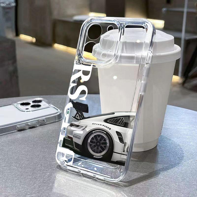 Phone Cases Best - Şeffaf Havalı Spor Araba Telefon Kılıfı