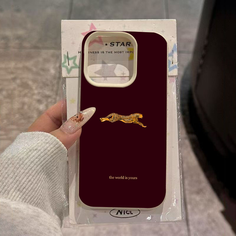 Phone Cases Trending - Minimalist Leopar Desenli Telefon Kılıfı iPhone