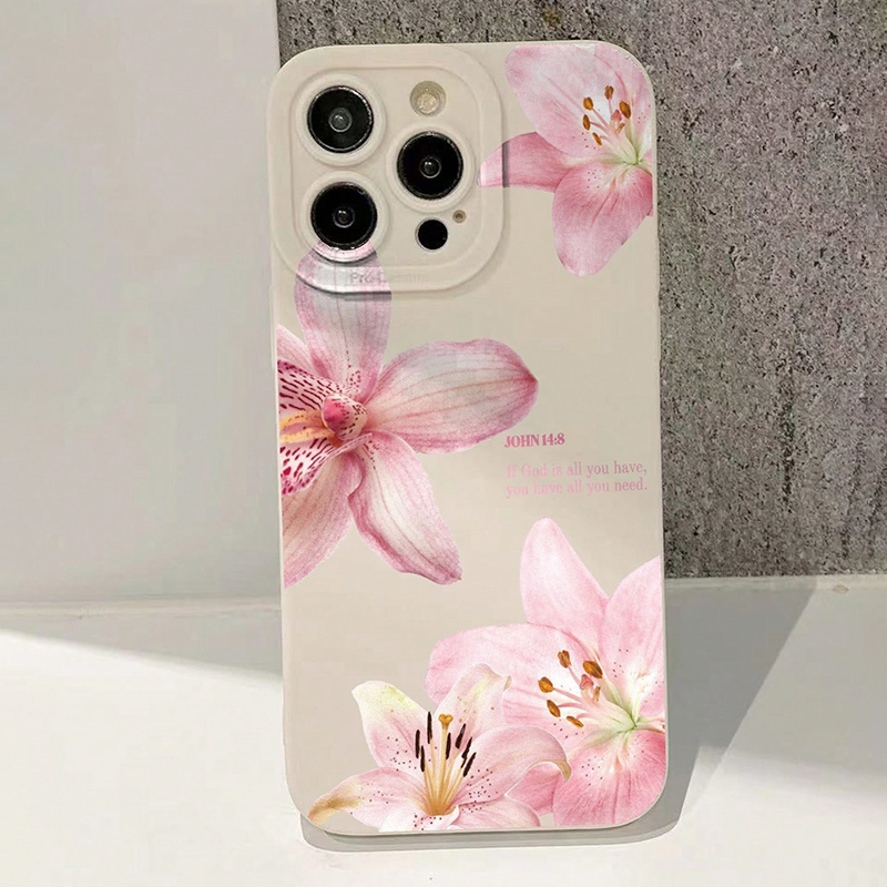 Mavi Çiçek Desenli Silikon INS - Phone Cases Blue incelemesi ve fiyatı
