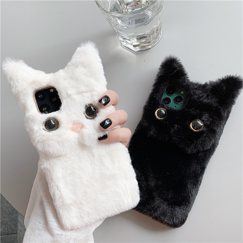 3D Sevimli Karikatür Kedi Tüyl - Phone Cases Iphone 16 Pro incelemesi ve fiyatı