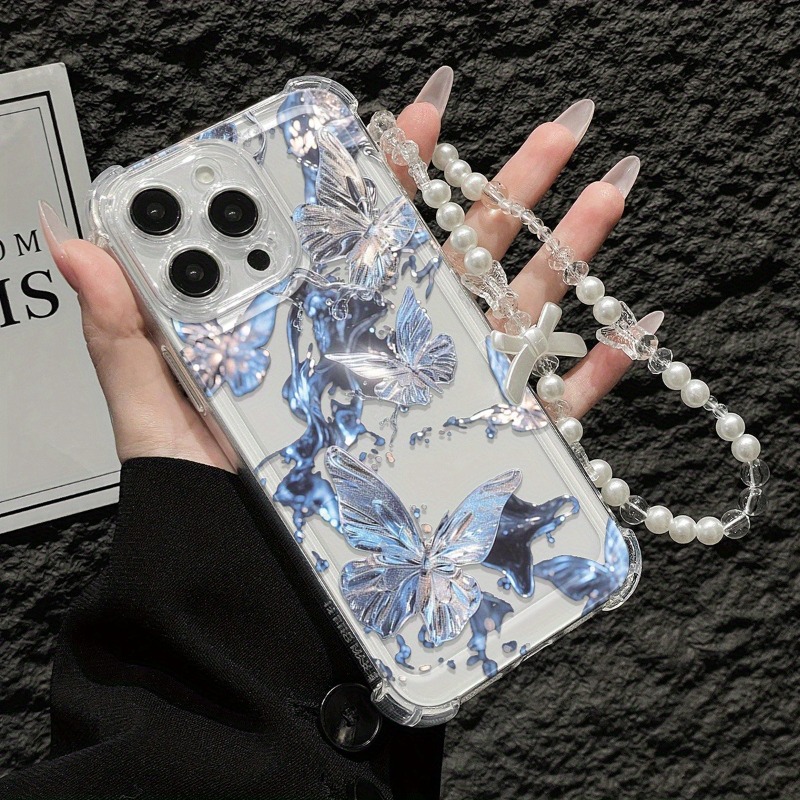 Mavi Kelebek Şeffaf Telefon Kı - Phone Cases Best incelemesi ve fiyatı