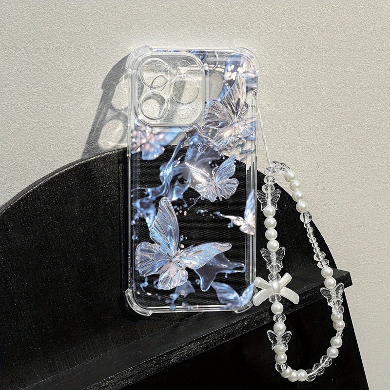 Mavi Kelebek Şeffaf Telefon Kı - Phone Cases Best incelemesi ve fiyatı
