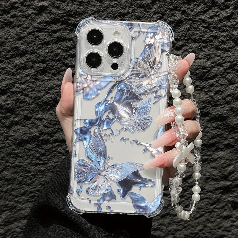 Mavi Kelebek Şeffaf Telefon Kı - Phone Cases Best incelemesi ve fiyatı