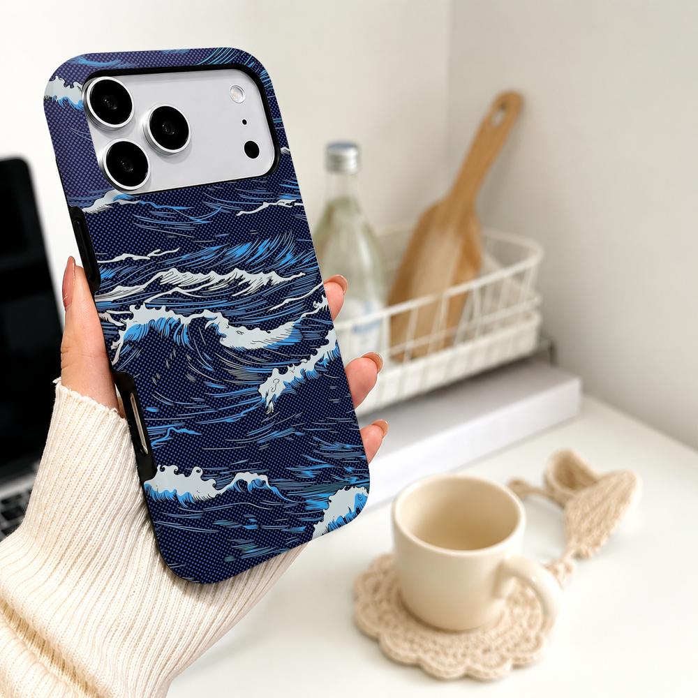 Lüks Karbon Fiber Deniz Dalgas - Phone Cases With Magsafe incelemesi ve fiyatı