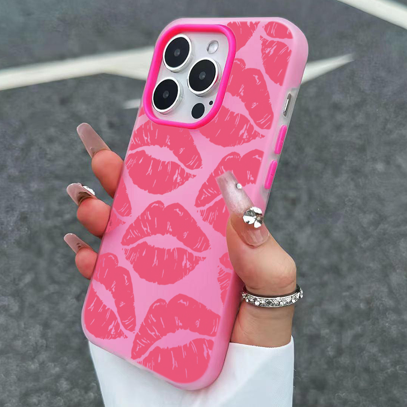 Seksi Kız Pembe Dudak Desenli  - Phone Cases Girls incelemesi ve fiyatı