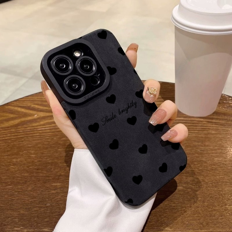 Yeni Lüks Siyah Kalp Desenli T - Phone Cases Best incelemesi ve fiyatı