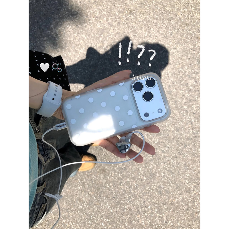 Basit Melek Beyazı Puantiyeli  - Phone Cases Polka Dot incelemesi ve fiyatı