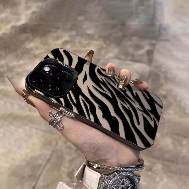 Zebra Desenli Siyah Gelişmiş I - Phone Cases Iphone 16 Pro incelemesi ve fiyatı