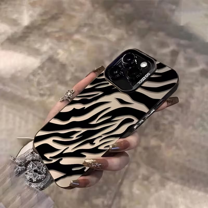 Zebra Desenli Siyah Gelişmiş I - Phone Cases Iphone 16 Pro incelemesi ve fiyatı