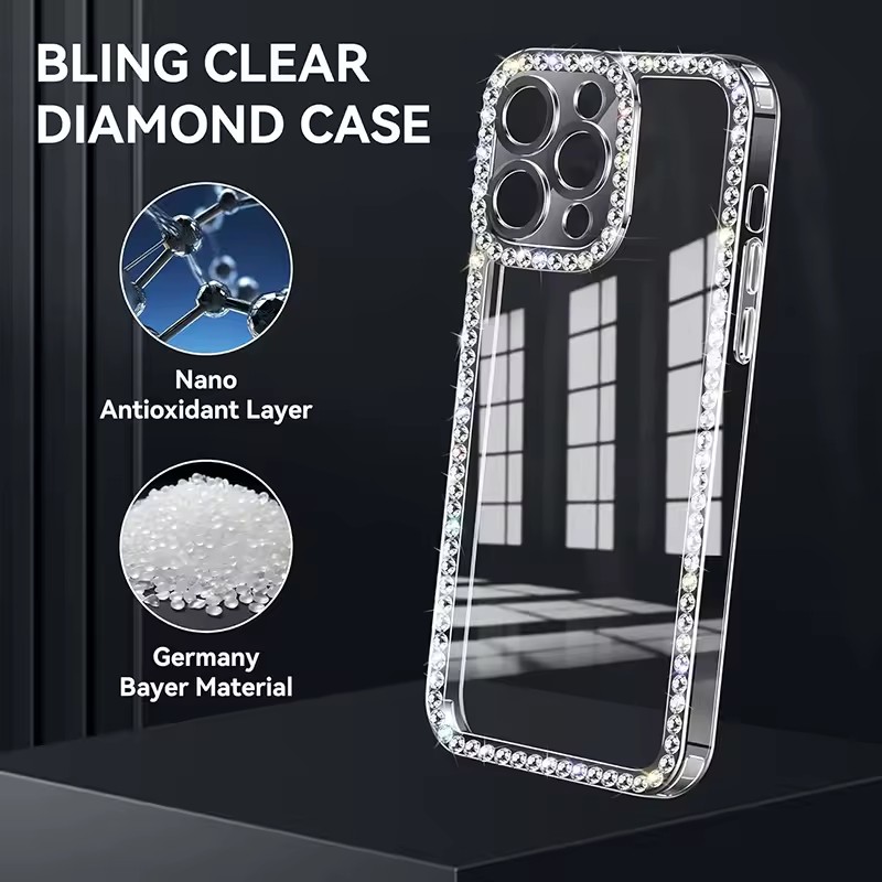 Glitter Bling Elmas Temizle Te - Phone Cases Loopy incelemesi ve fiyatı