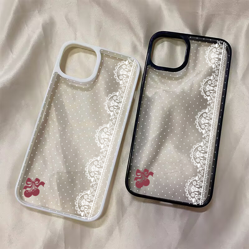 Sevimli Kiraz Fiyonklu Beyaz D - Phone Cases Polka Dot incelemesi ve fiyatı