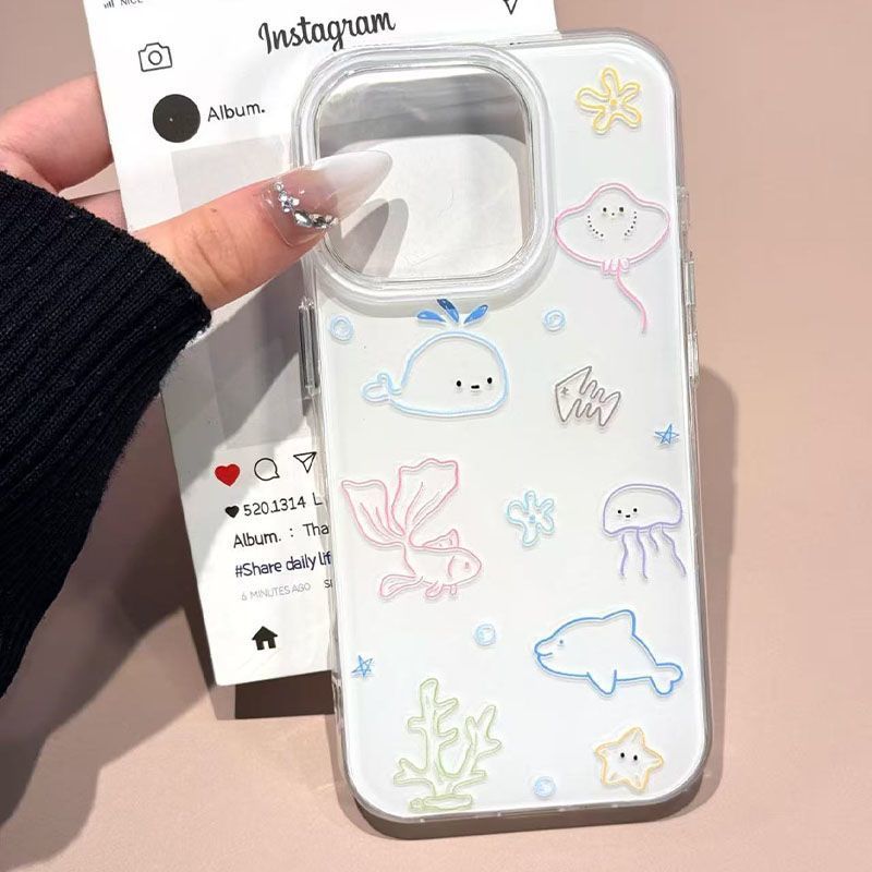 Küçük Deniz Hayvanları Çizimle - Phone Cases Drawing incelemesi ve fiyatı