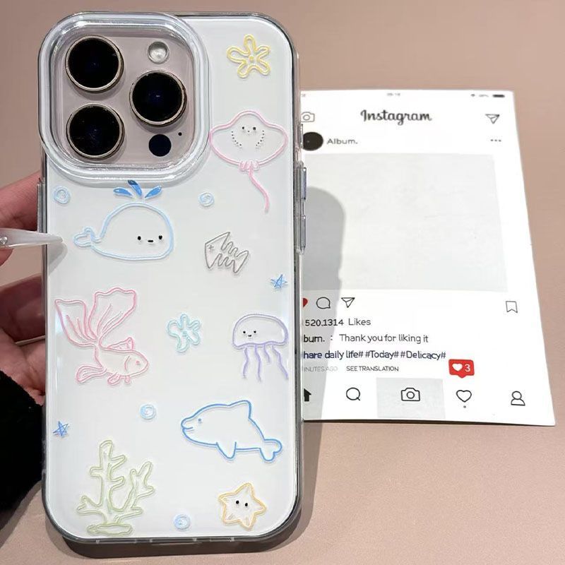 Küçük Deniz Hayvanları Çizimle - Phone Cases Drawing incelemesi ve fiyatı