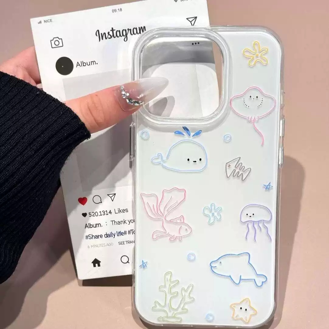 Küçük Deniz Hayvanları Çizimle - Phone Cases Drawing incelemesi ve fiyatı