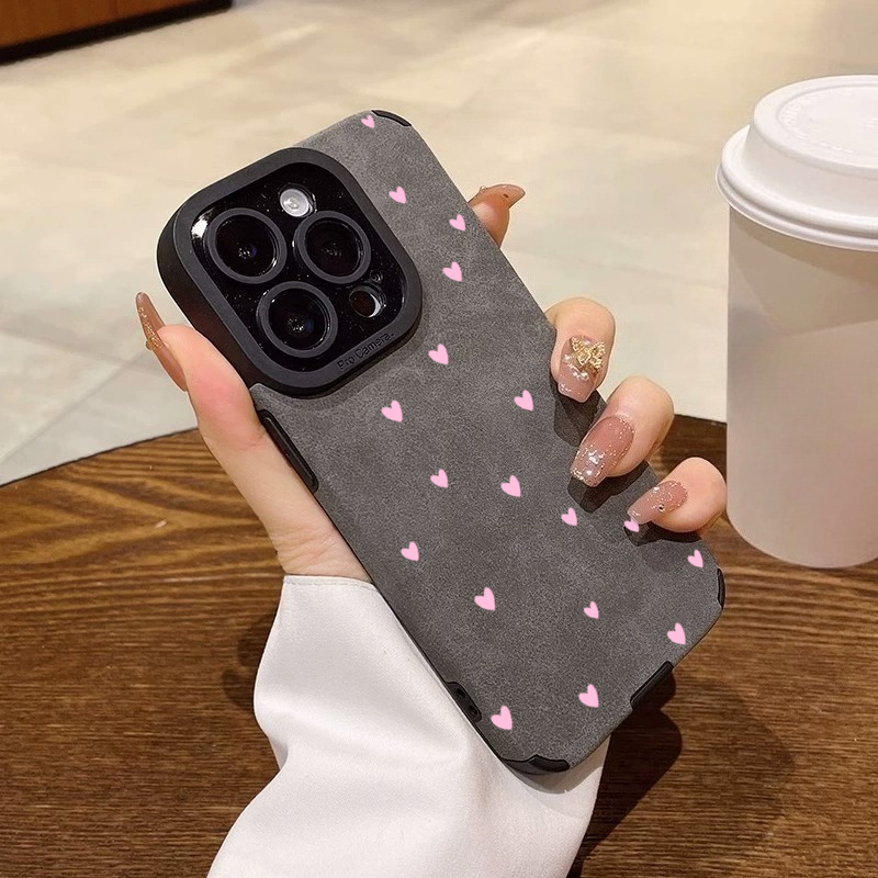 Moda Pembe Kalp Desenli Telefo - Phone Cases Trending incelemesi ve fiyatı