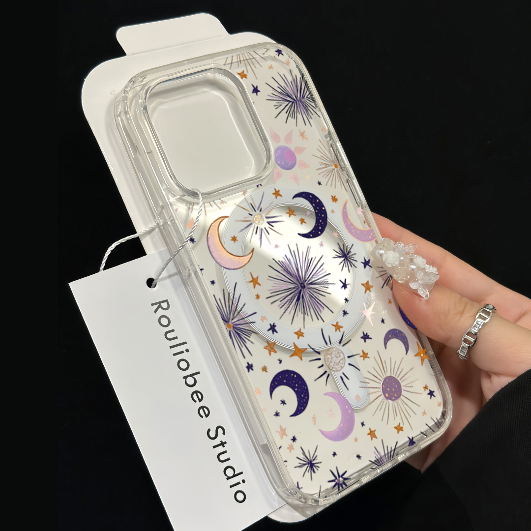 Romantik Güneş Ay Yıldızlar Te - Phone Cases With Magsafe incelemesi ve fiyatı