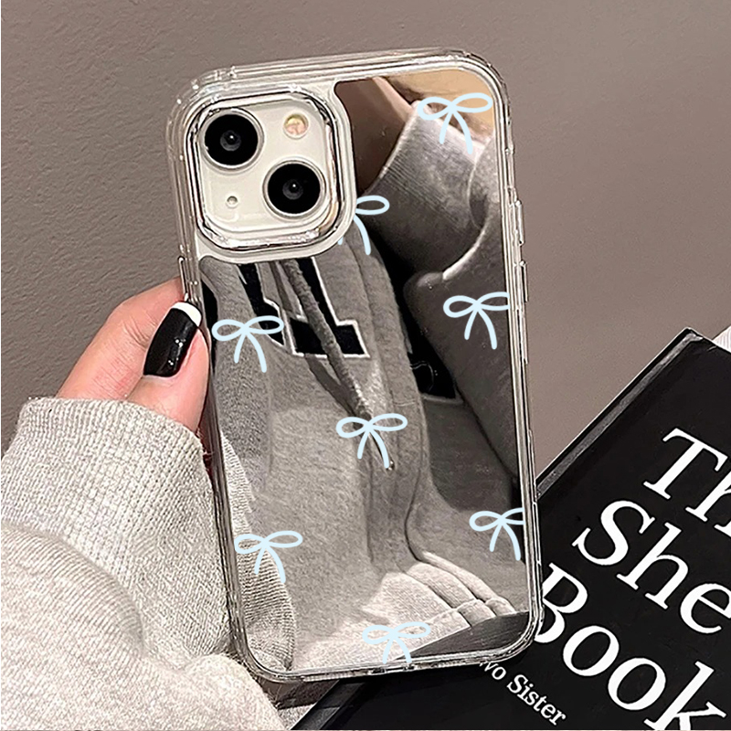 Açık Mavi Fiyonklu Aynalı Tele - Phone Cases Blue incelemesi ve fiyatı