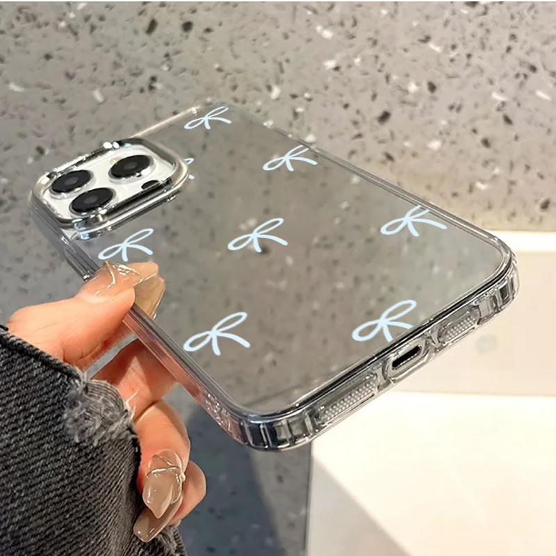Açık Mavi Fiyonklu Aynalı Tele - Phone Cases Blue incelemesi ve fiyatı