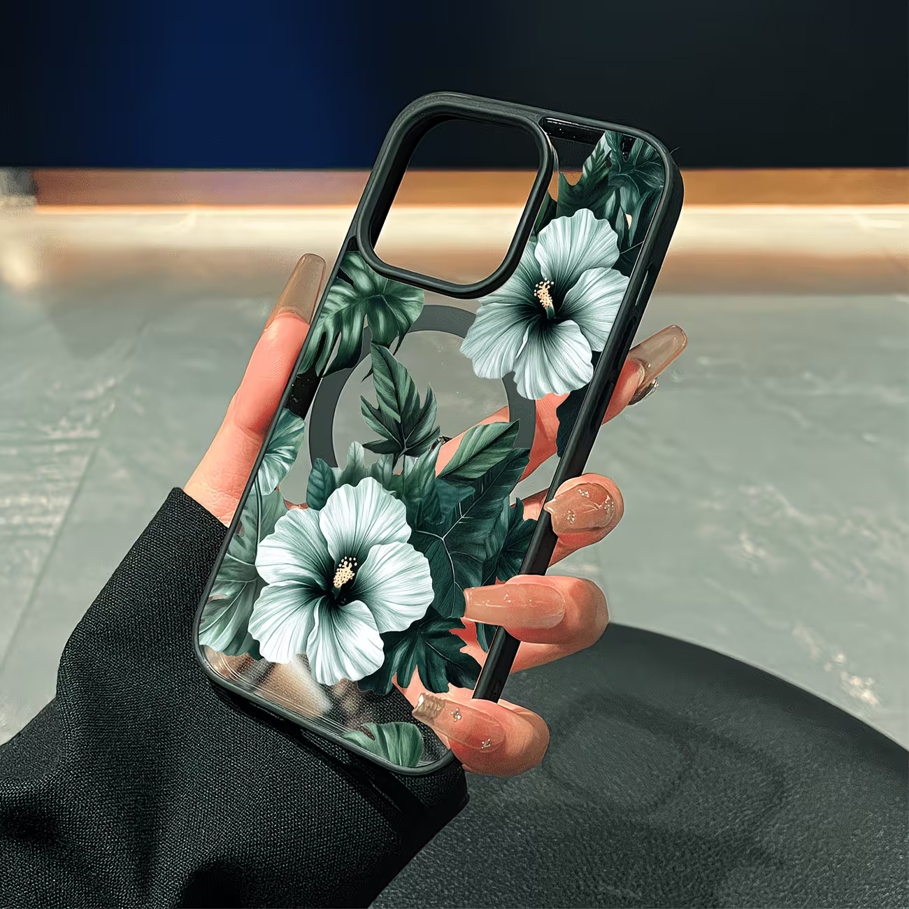 Yeşil Çiçek Desenli Telefon Kı - Phone Cases With Magsafe incelemesi ve fiyatı